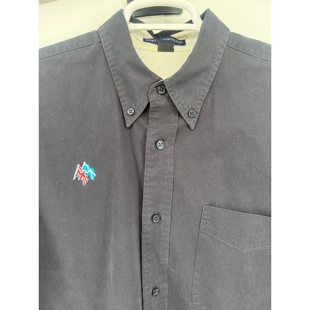 Port Authority Tall XLT Mens Button Down Shirt Long Sleeve FREDERICA SEA ISLAND